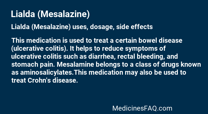 Lialda (Mesalazine)