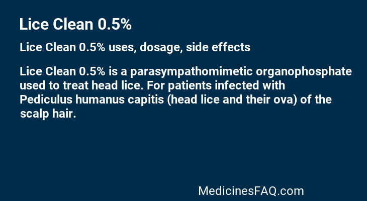 Lice Clean 0.5%