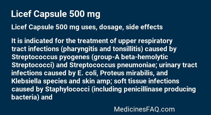 Licef Capsule 500 mg