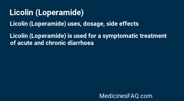 Licolin (Loperamide)