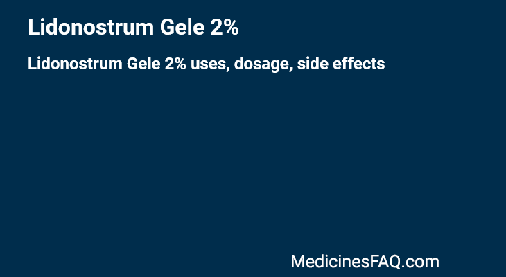 Lidonostrum Gele 2%