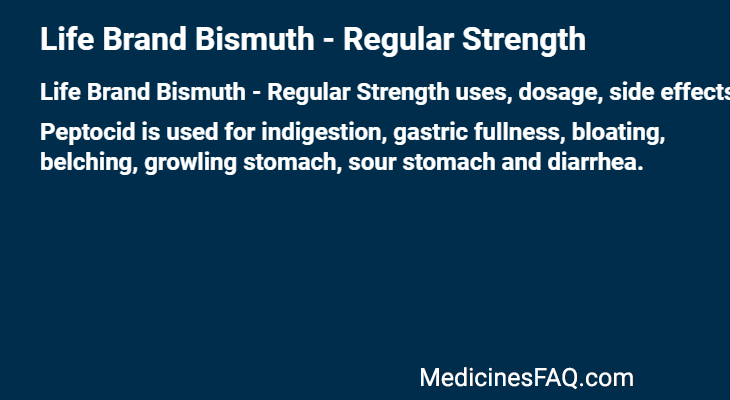 Life Brand Bismuth - Regular Strength