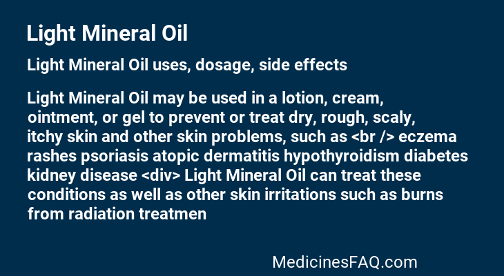 Light Mineral Oil