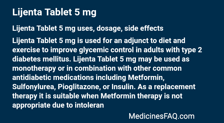 Lijenta Tablet 5 mg