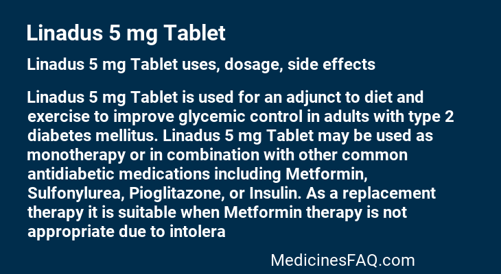 Linadus 5 mg Tablet