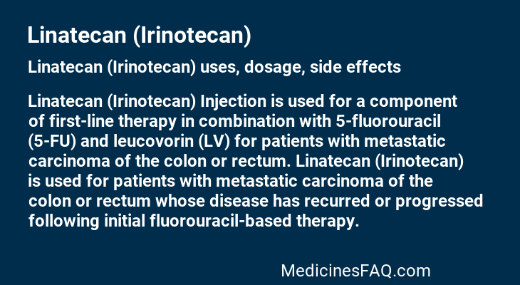 Linatecan (Irinotecan)