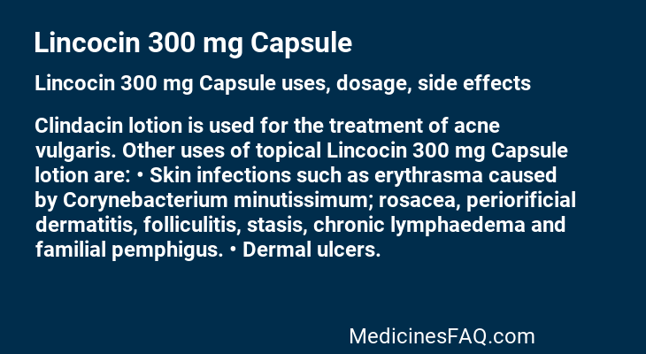 Lincocin 300 mg Capsule