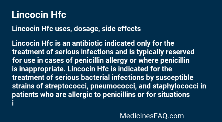 Lincocin Hfc