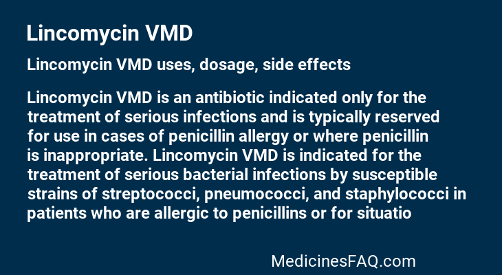 Lincomycin VMD