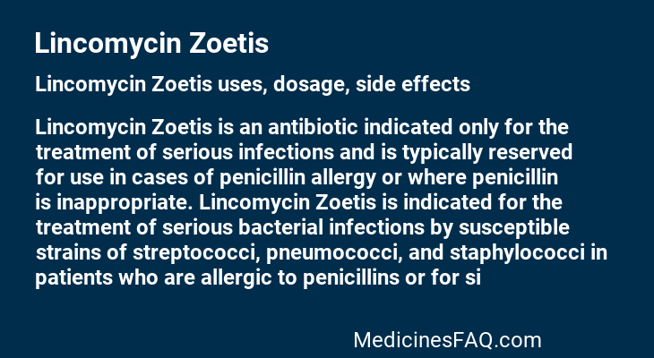 Lincomycin Zoetis