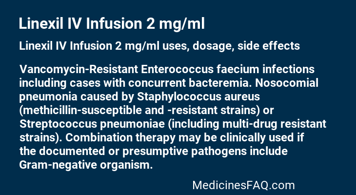 Linexil IV Infusion 2 mg/ml