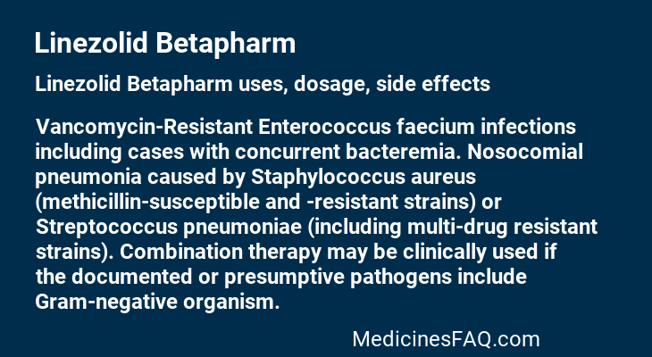 Linezolid Betapharm