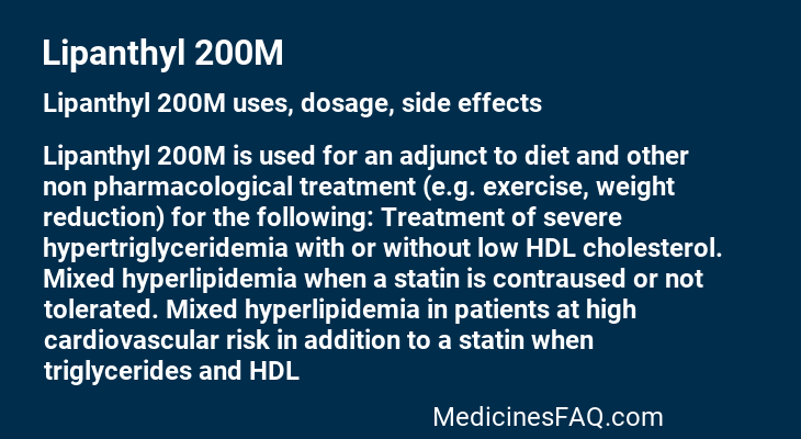 Lipanthyl 200M
