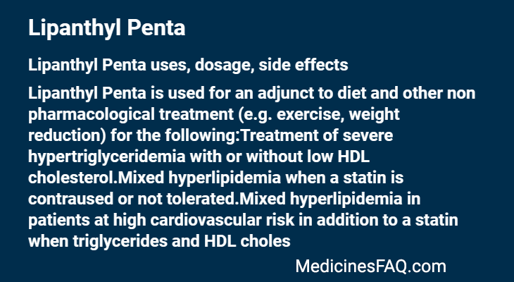 Lipanthyl Penta