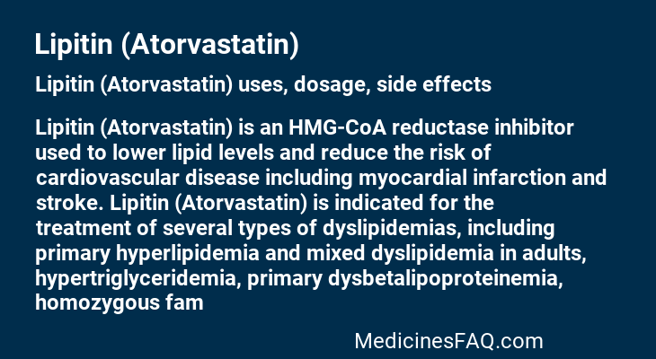 Lipitin (Atorvastatin)