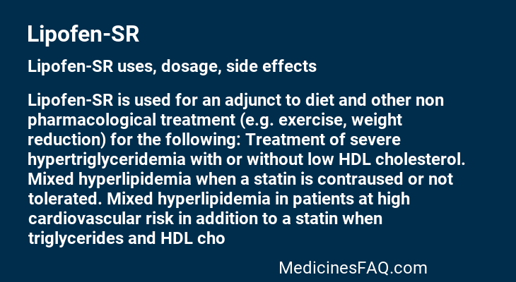 Lipofen-SR