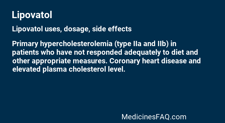 Lipovatol