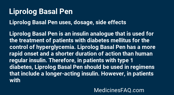 Liprolog Basal Pen