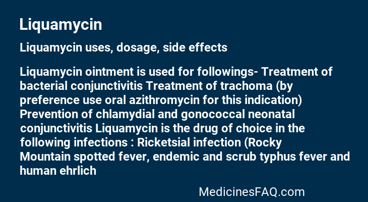 Liquamycin