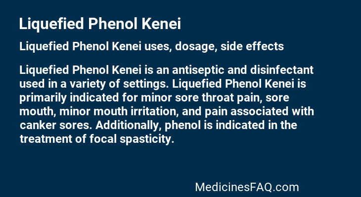 Liquefied Phenol Kenei