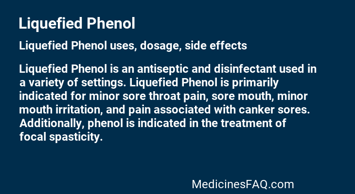 Liquefied Phenol