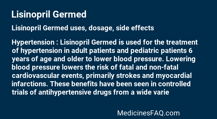 Lisinopril Germed