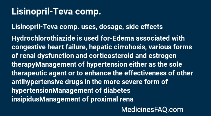 Lisinopril-Teva comp.