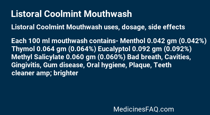 Listoral Coolmint Mouthwash