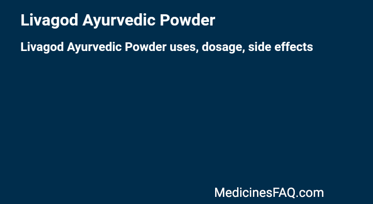 Livagod Ayurvedic Powder