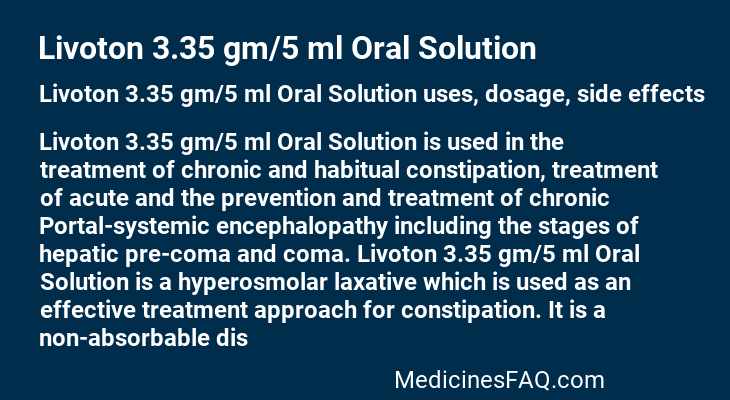 Livoton 3.35 gm/5 ml Oral Solution