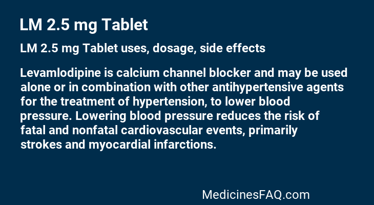 LM 2.5 mg Tablet