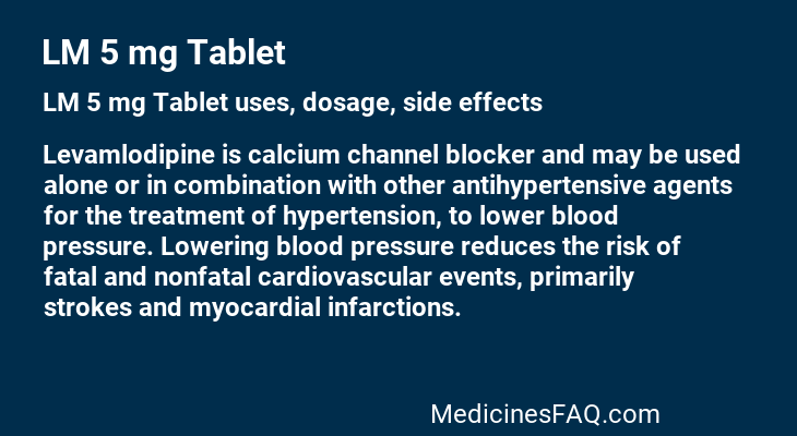 LM 5 mg Tablet