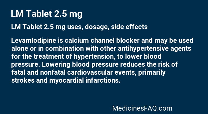 LM Tablet 2.5 mg