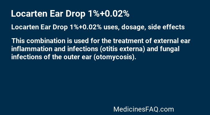 Locarten Ear Drop 1%+0.02%