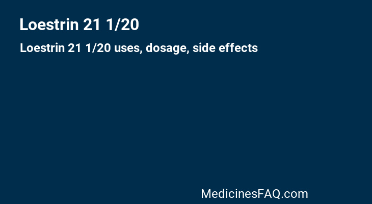 Loestrin 21 1/20