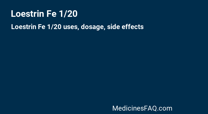 Loestrin Fe 1/20