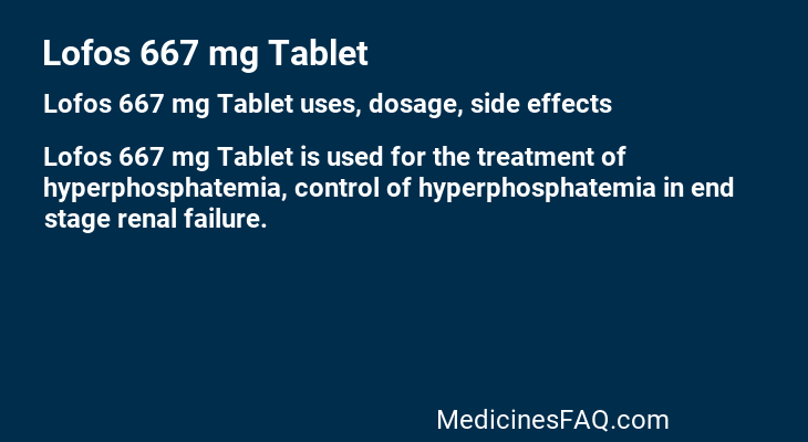 Lofos 667 mg Tablet