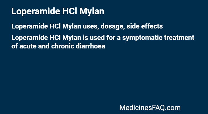Loperamide HCl Mylan