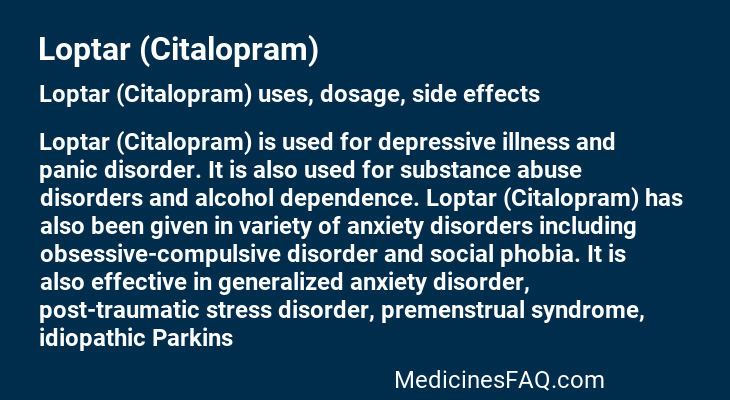 Loptar (Citalopram)