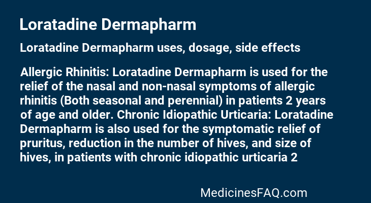Loratadine Dermapharm