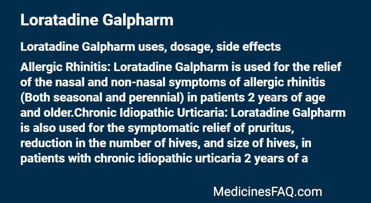 Loratadine Galpharm
