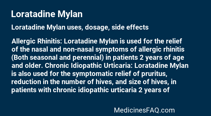 Loratadine Mylan