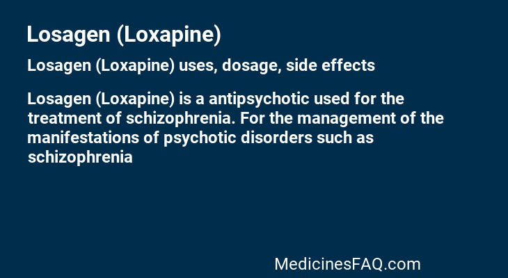 Losagen (Loxapine)