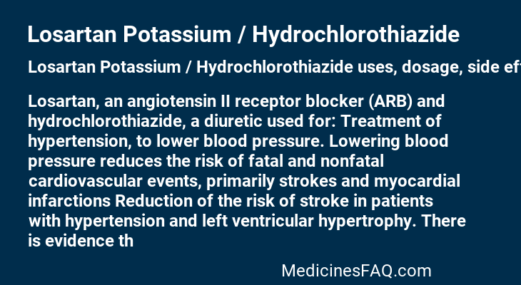 Losartan Potassium / Hydrochlorothiazide