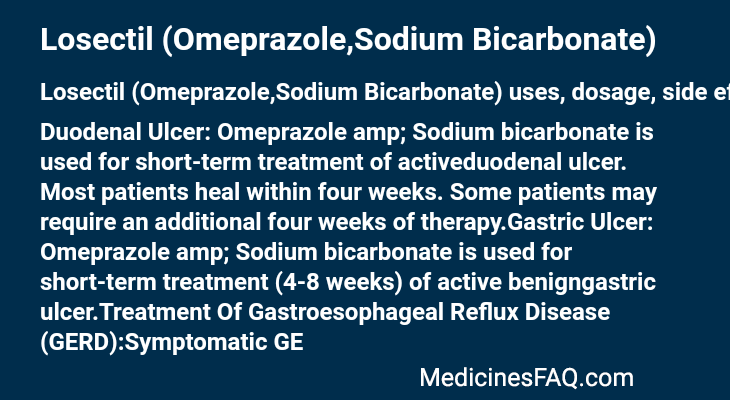 Losectil (Omeprazole,Sodium Bicarbonate)