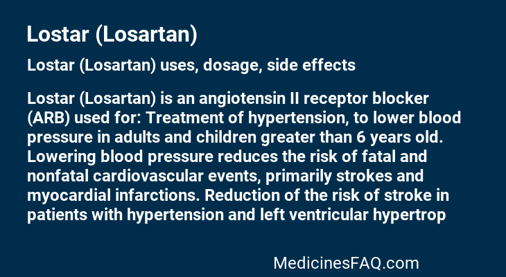 Lostar (Losartan)