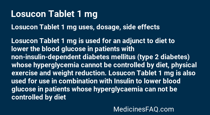 Losucon Tablet 1 mg