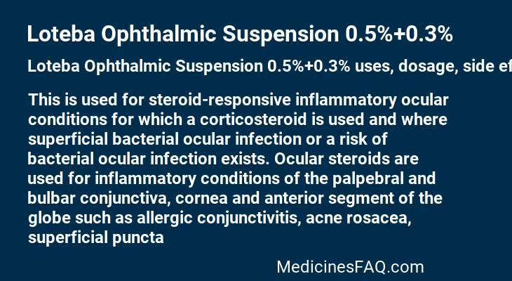 Loteba Ophthalmic Suspension 0.5%+0.3%