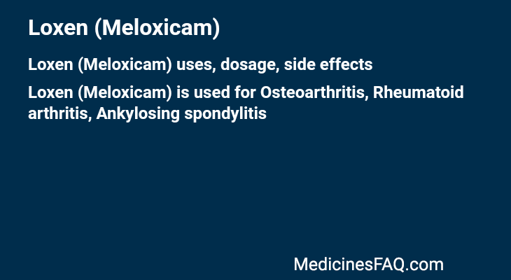 Loxen (Meloxicam)