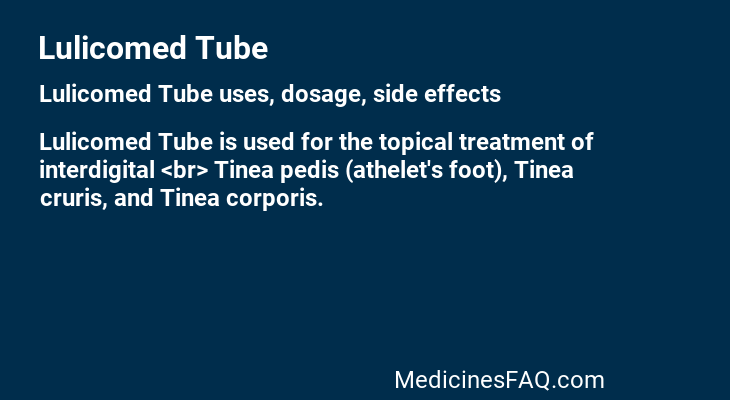 Lulicomed Tube
